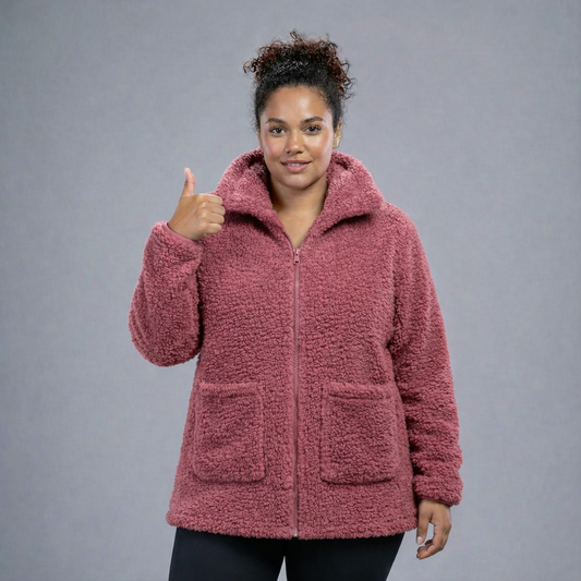 Aria Teddy Jacket – Big Size