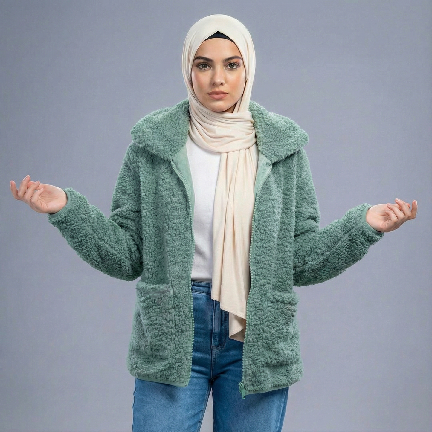 Aria Teddy Jacket – Modest