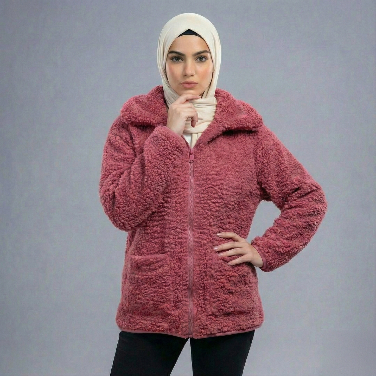 Aria Teddy Jacket – Modest
